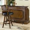 MC100BU173-CO WARM BROWN TRADITIONAL BAR UNIT WITH MARBLE TOP