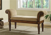 MCLR100BE224-CO  BEIGE UPHOLSTERED BENCH