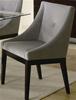 MCLR102AC232-CO GREY UPHOLSTERED ACCENT CHAIR