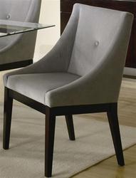 MCLR102AC232-CO GREY UPHOLSTERED ACCENT CHAIR