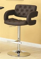 MC102BS556-CO BROWN 29" CONTEMPORARY ADJUSTABLE HEIGHT BAR STOOL