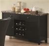 MC102BS795-CO CAPPUCCINO DINING SERVER WITH WINE RACK