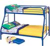 MCB225BB8B-CO BLUE HIGH GLOSS TWIN/ FULL BUNK BED