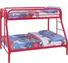 MCB225BB8R-CO RED HIGH GLOSS TWIN/ FULL BUNK BED