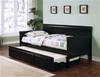 MCDB300BR036BLK-CO BLACK DAYBED WITH DRAWER TRUNDLE