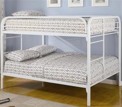 MCB460BB056W-CO WHITE FULL BUNK BED