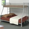 MCB460BB062-CO SILVER TWIN/FULL BUNKBED