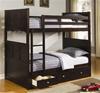 MCB460BB136-CO CAPPUCCINO TWIN BUNK BED