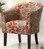 MCLR460AC407-CO AUTUMN LEAVES PATTERN ACCENT CHAIR