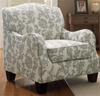 MCLR503AC253-CO FLEUR PATTERN COTTAGE STYLED ACCENT CHAIR