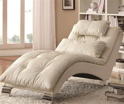 MCLR550CL078-CO WHITE CHAISE LOUNGE