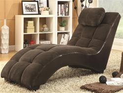 MCLR550CL080-CO CHOCOLATE CHAISE LOUNGE