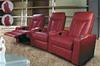 MCTS600132-3-CO RED PAVILLION 3 SEATER THEATER SEAT SET